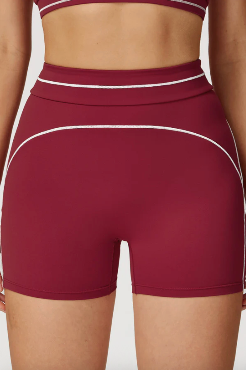 AMARA Shorts Rouge Noir