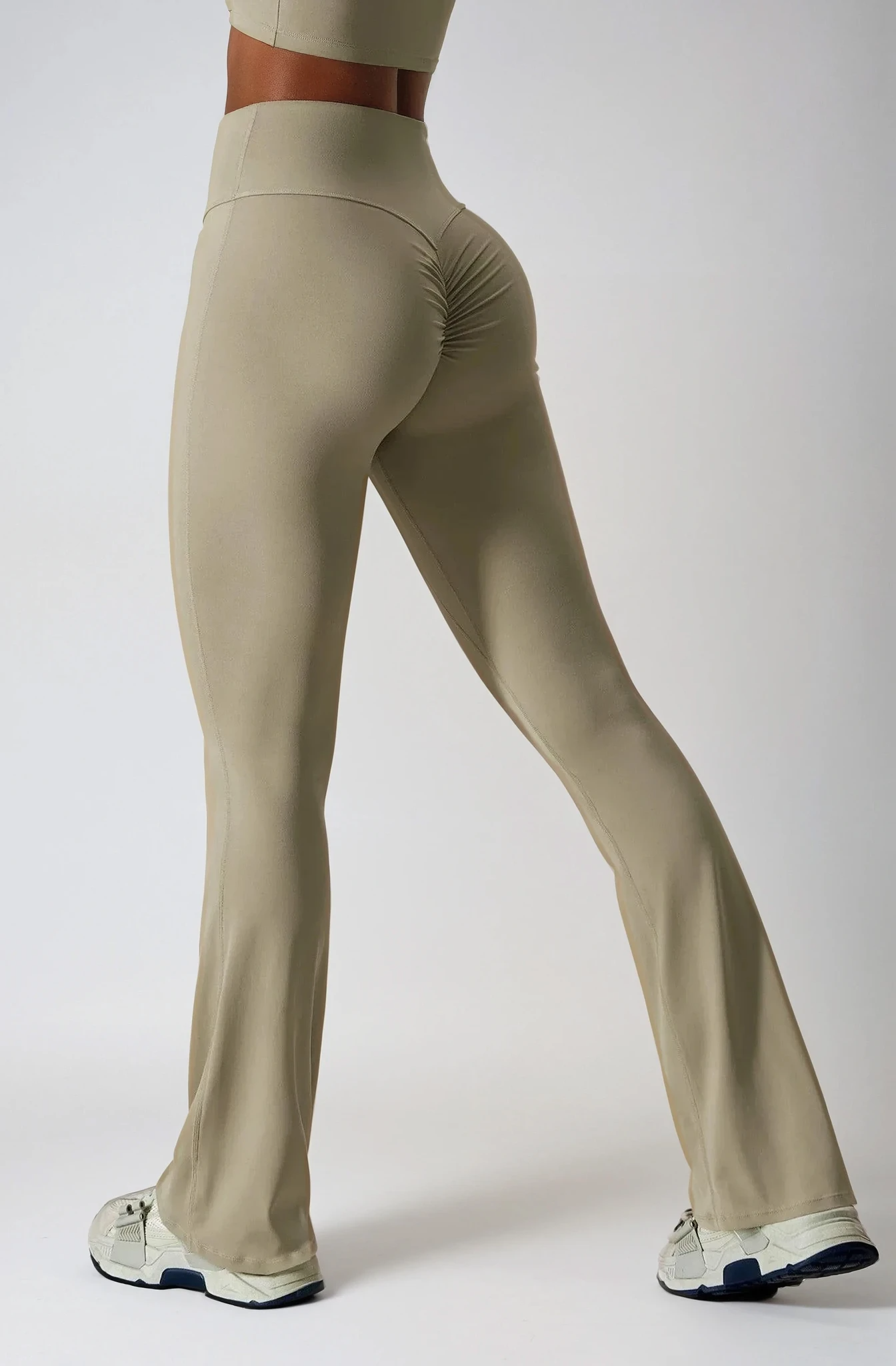 ALINÉ Flare Leggings Linen Dune