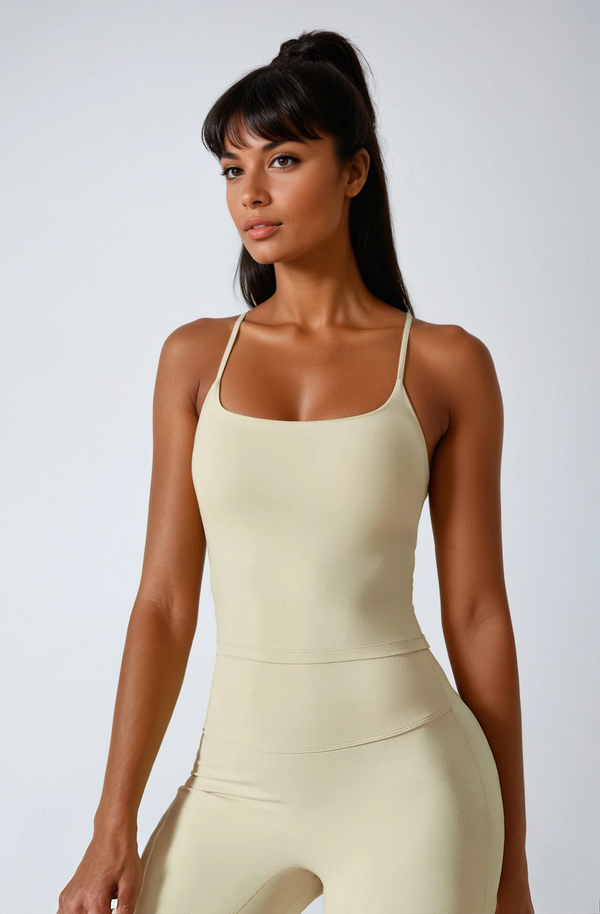 ALINÉ Cross top Créme Vanilla