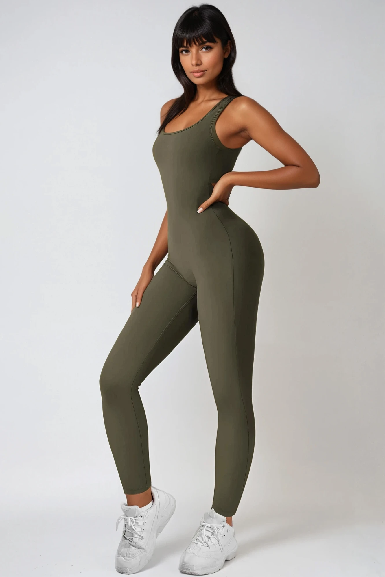 MAËVA Jumpsuit Olive Khaki