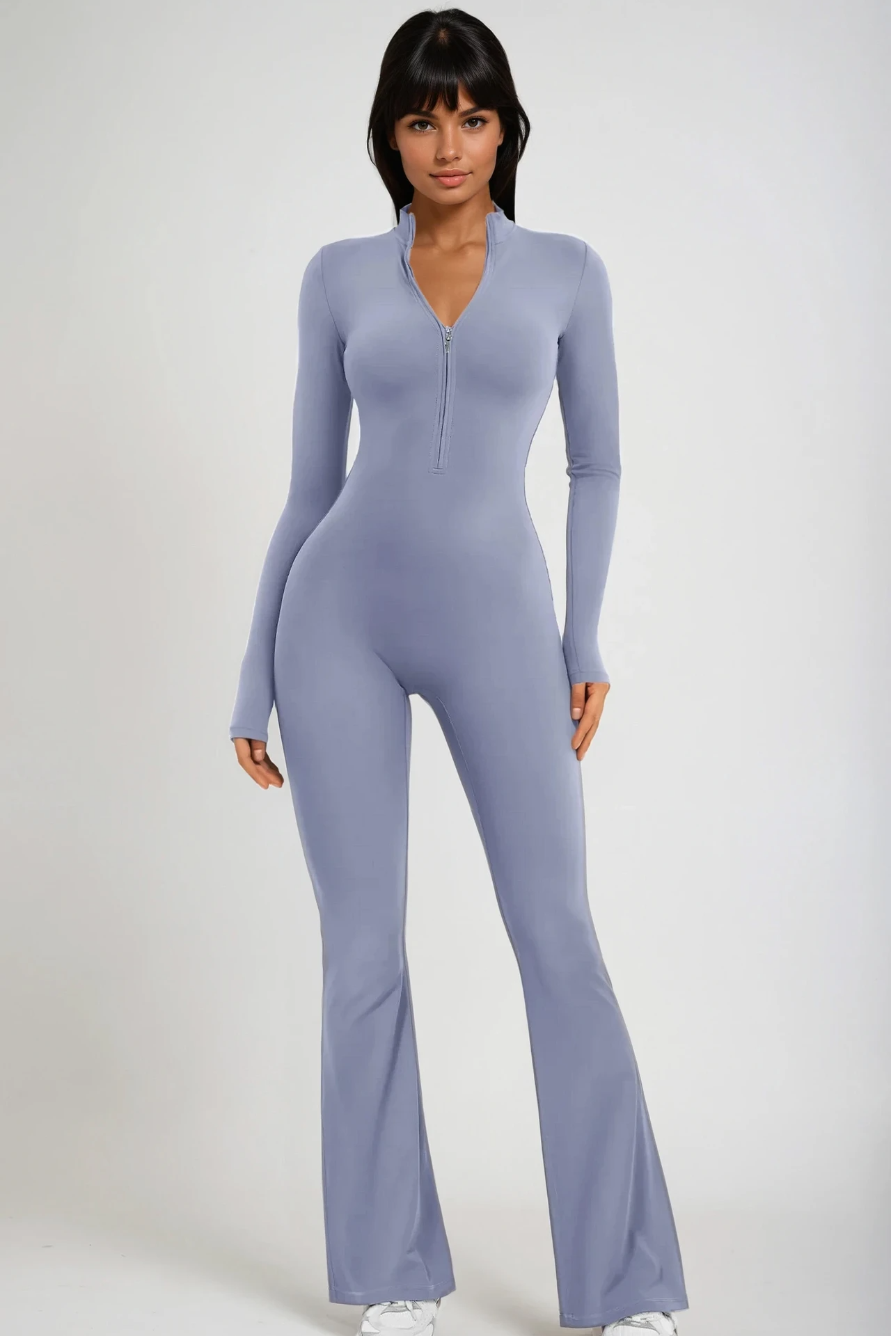 NOÉMIA FLARE Jumpsuit Bleu Ciel