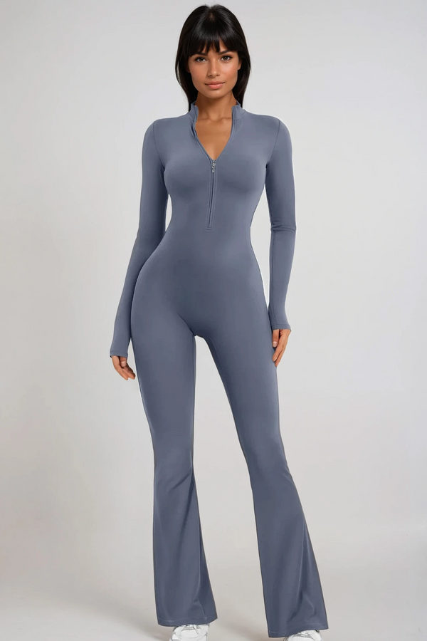 NOÉMIA FLARE Jumpsuit Bleu Mist