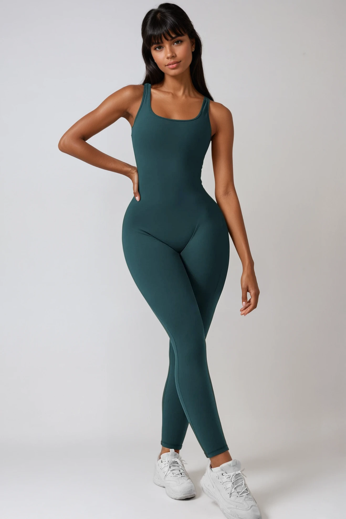 MAËVA Jumpsuit Emerald Bleu