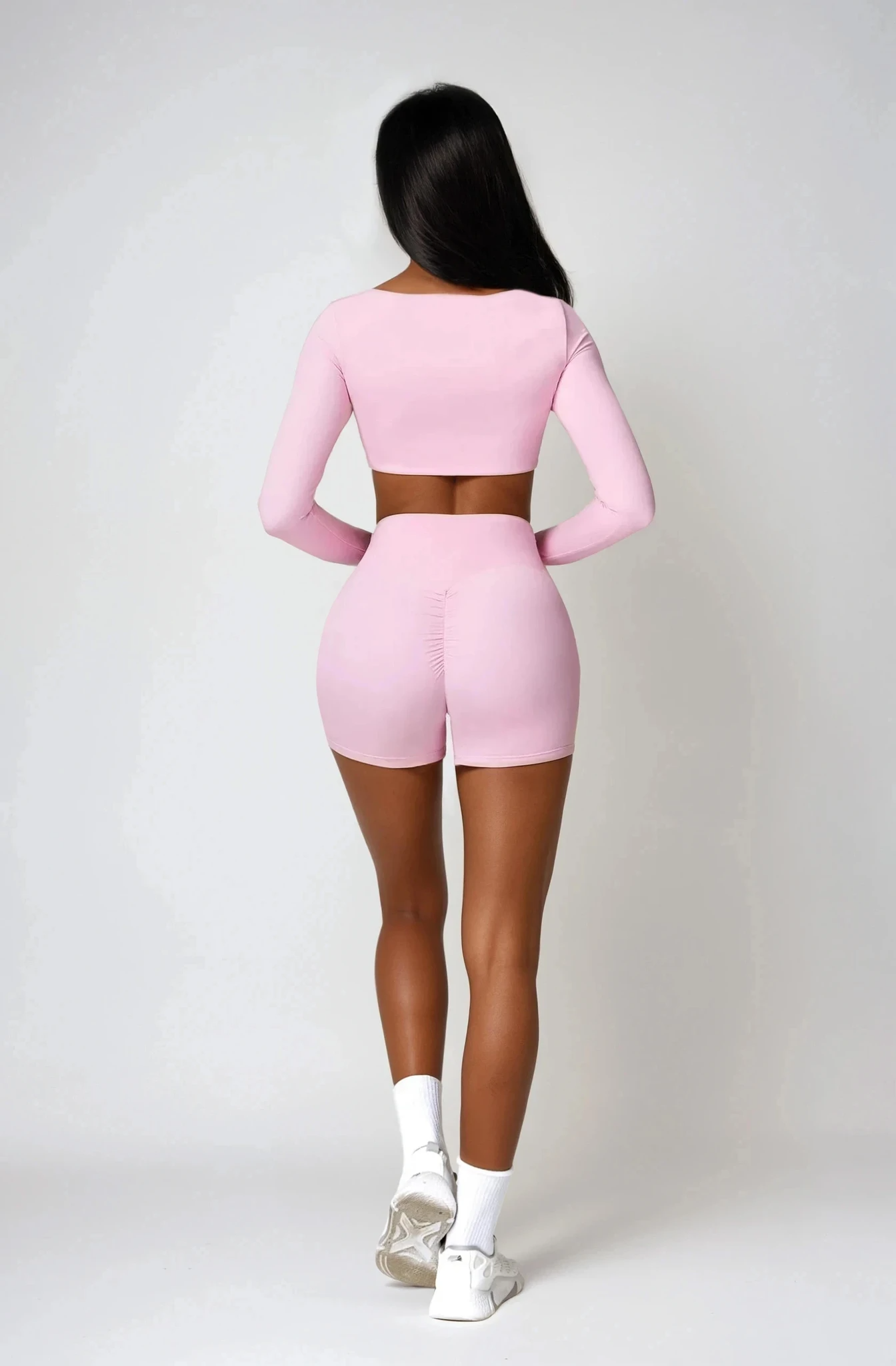 ALINÉ Crop Long Sleeve Blushe