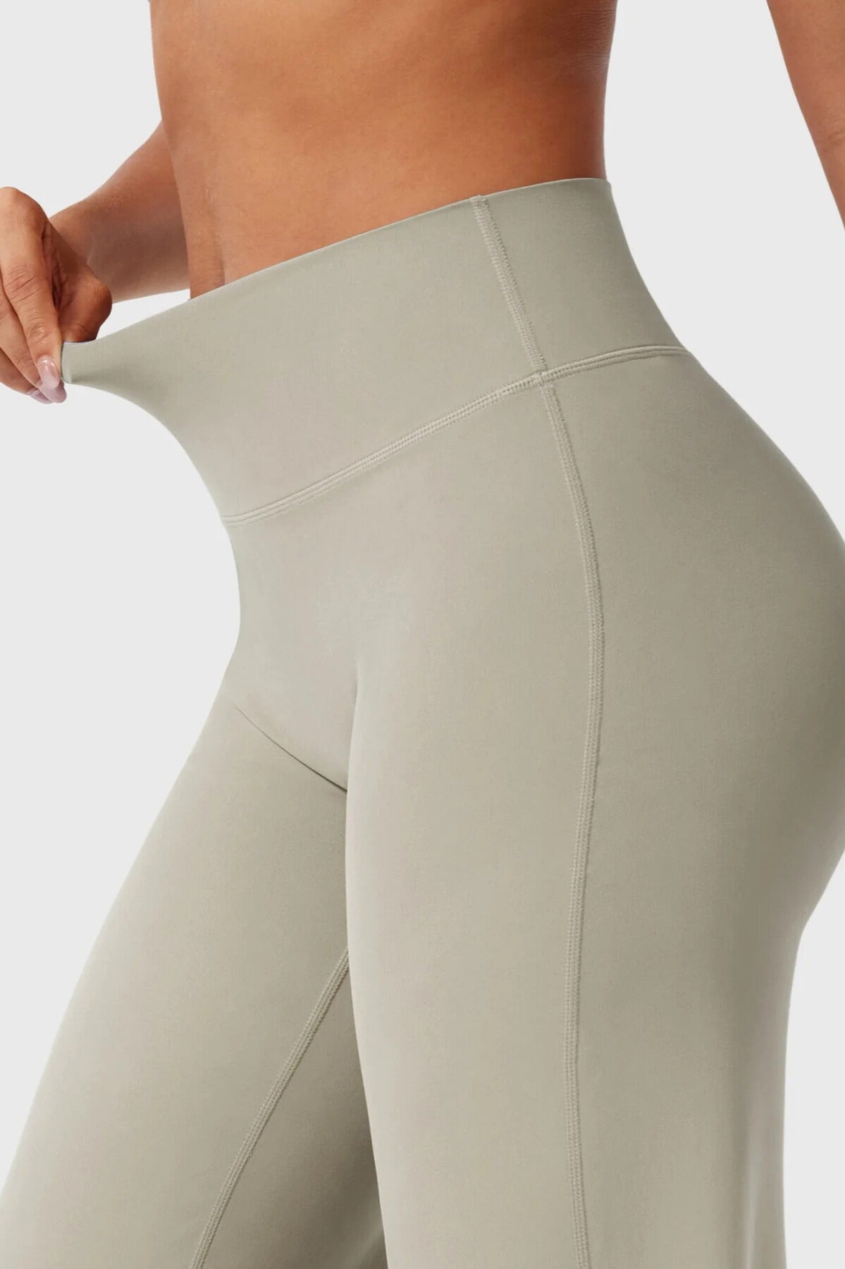 ÉDDA Flare Regular Length Leggings Linen Dune