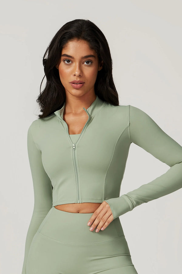 RUBIA Cropped Jacket Pistachio