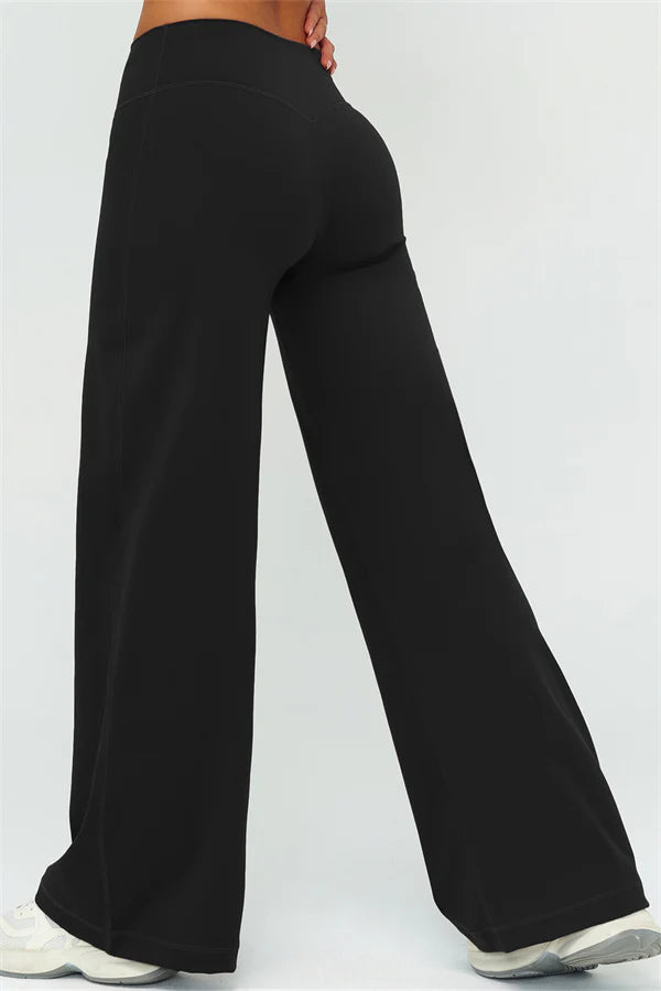 ÉLIA Straight Leg Pants Onyx