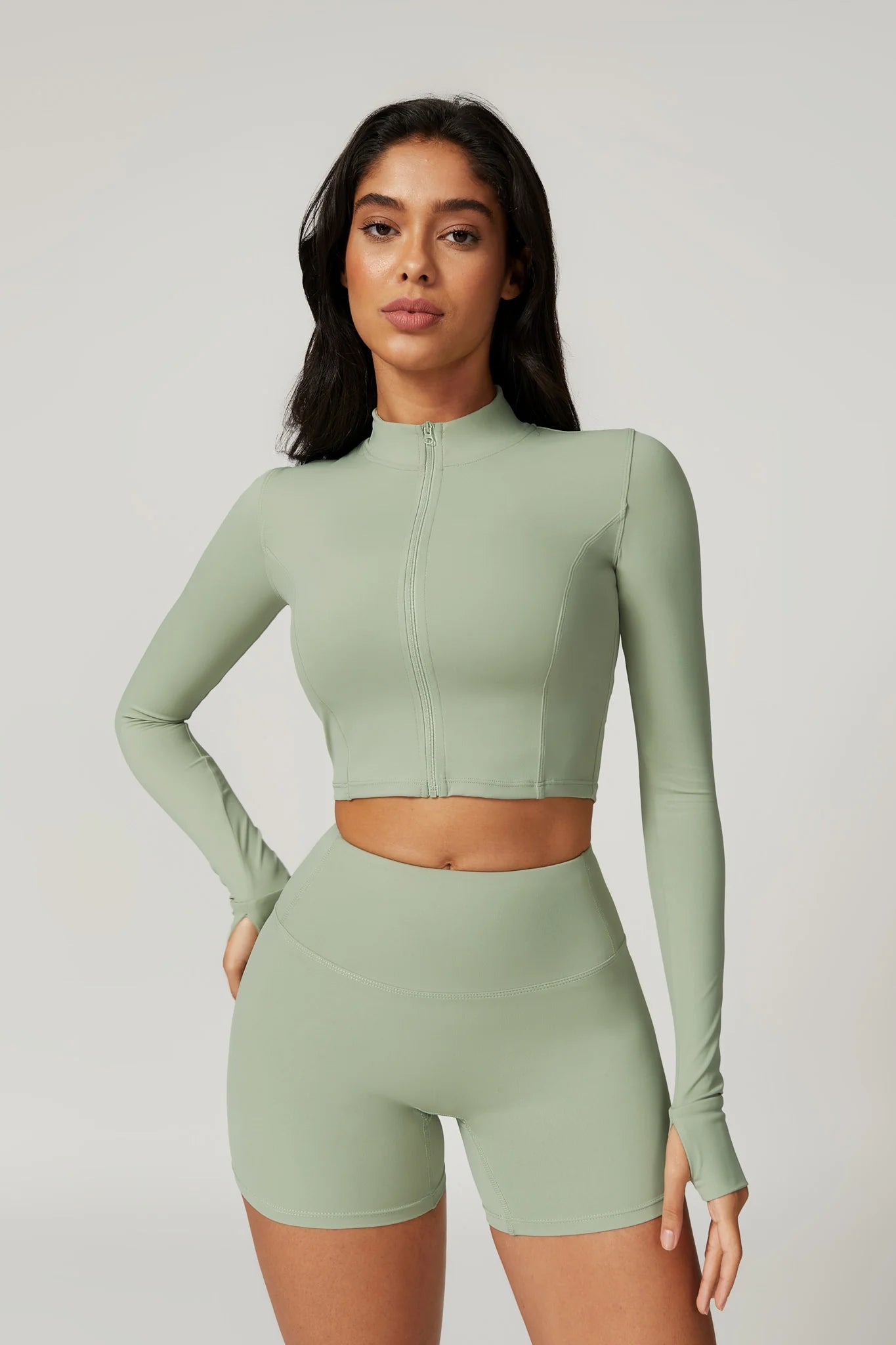 RUBIA Cropped Jacket Pistachio