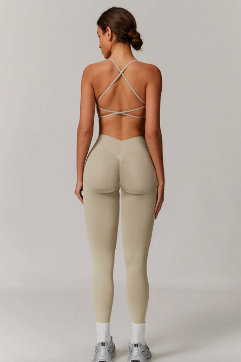 AURORA Sports Bra Linen Dune