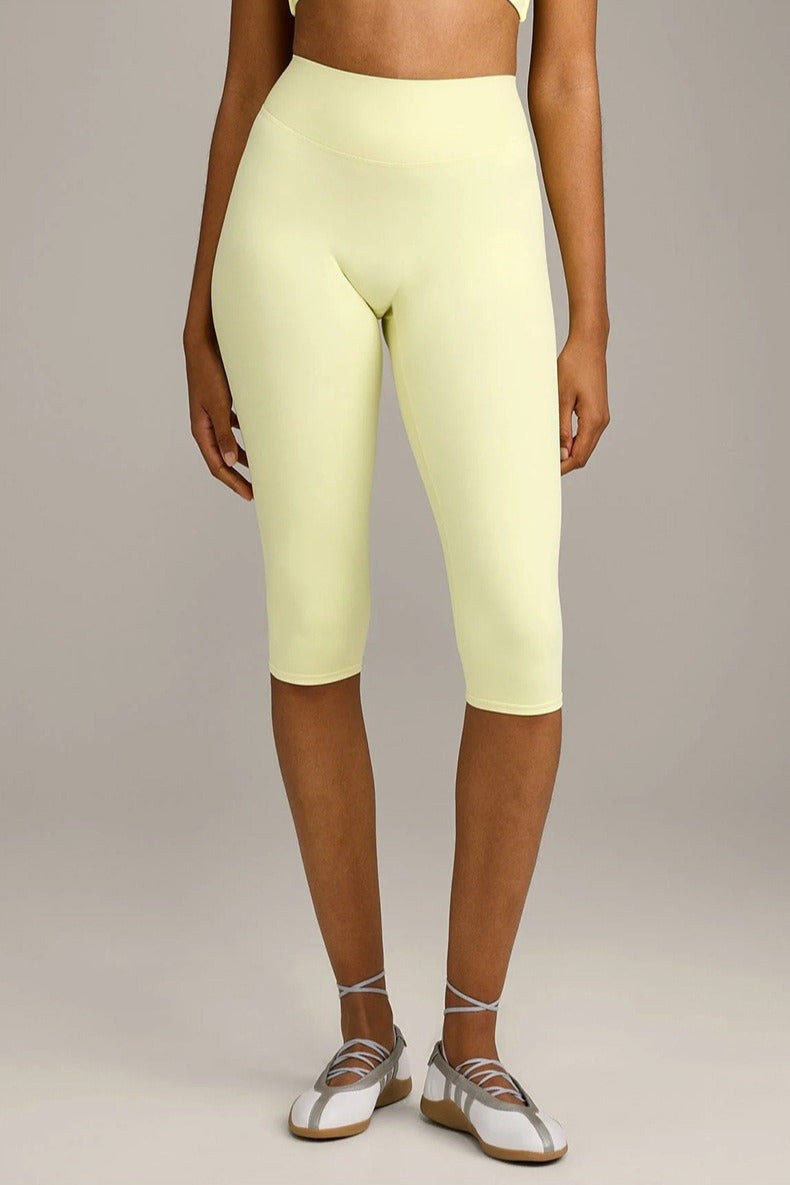 Pastelle Capri Leggings Creamy Lemon