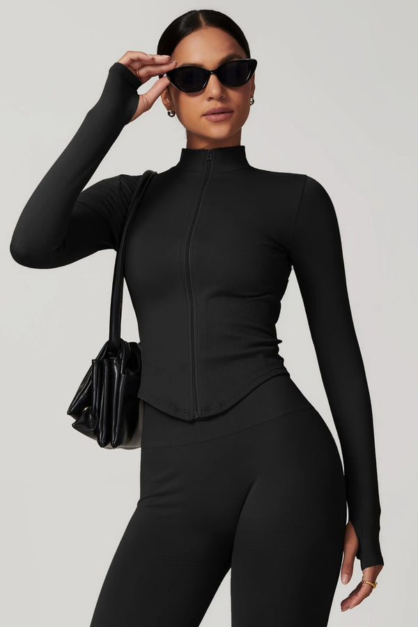 VALENCE Sculpt Jacket Onyx