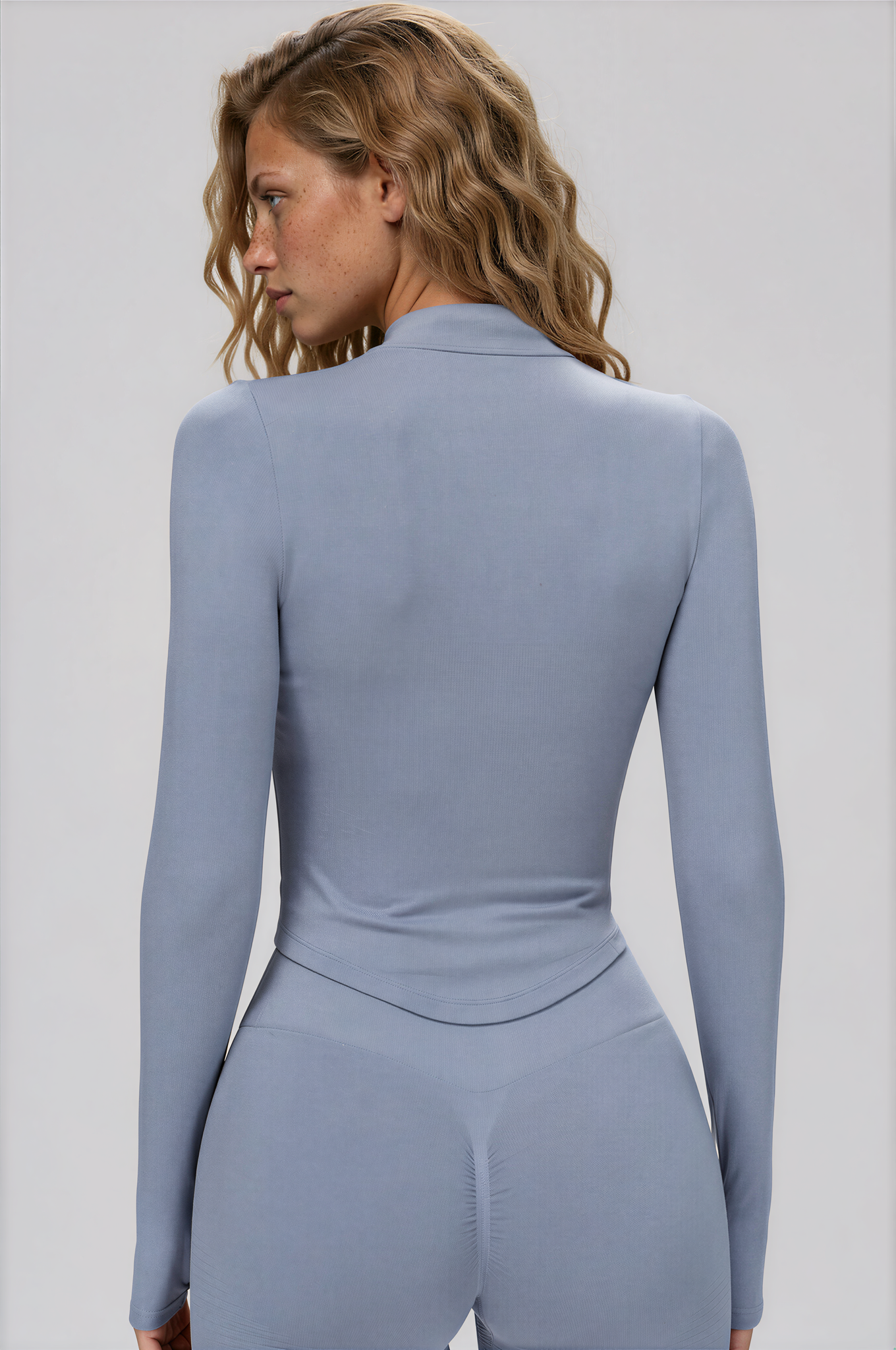 VALENCE Sculpt Jacket Soft Bleu