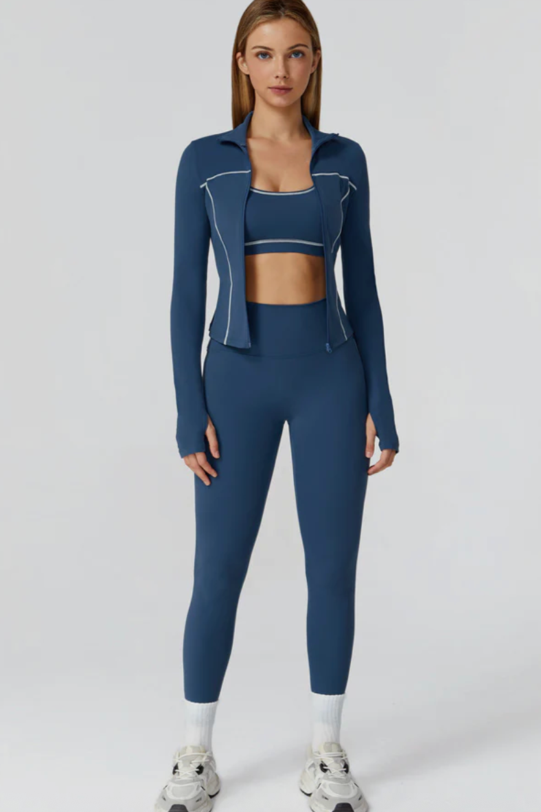 ALLURE FEMME Leggings Bleu Irisé