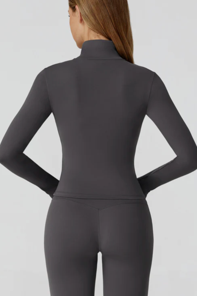 ALLURE FEMME Sleek Sculpt Jacket Éclipse Gray