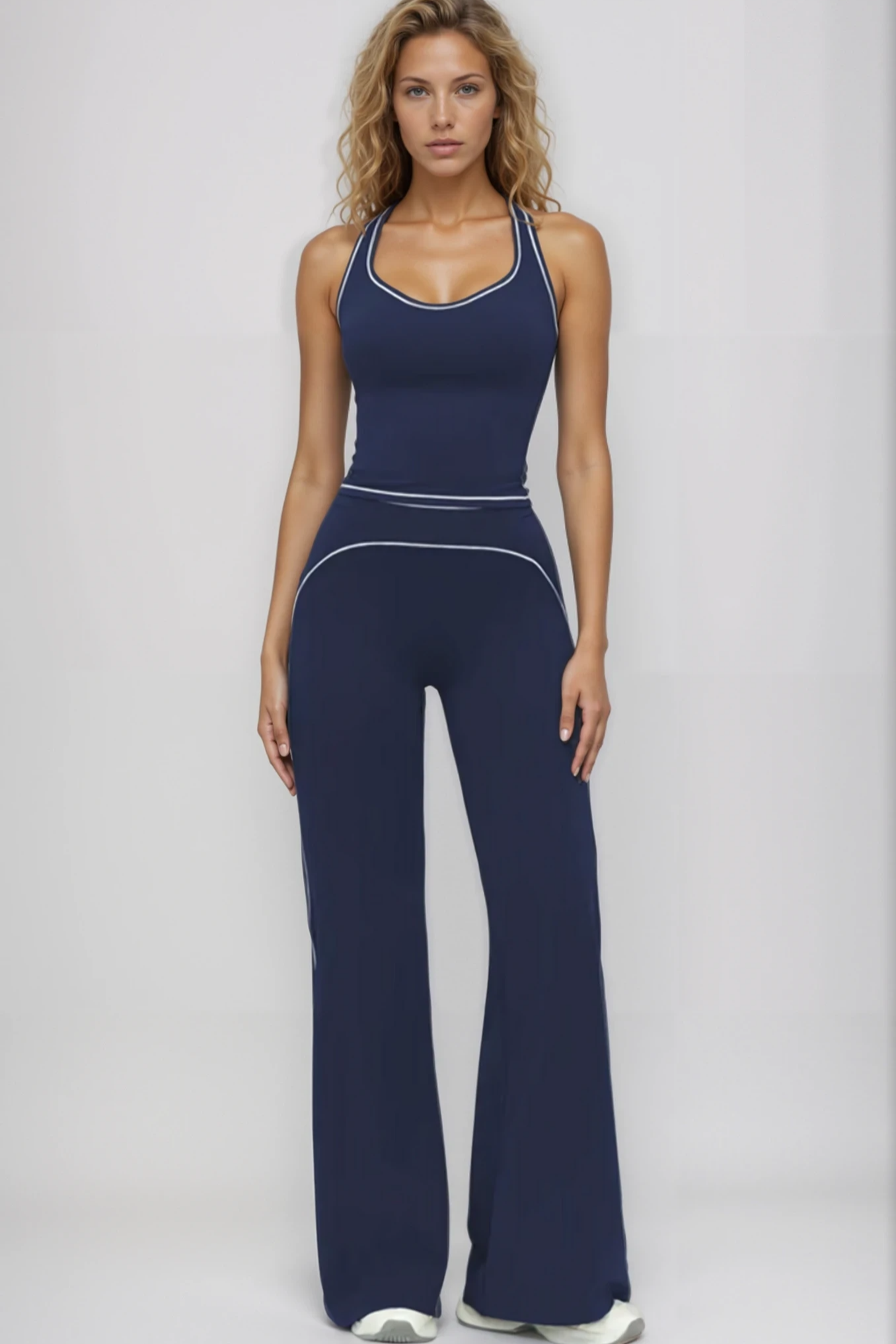 AMARA Straight Leggings Marine Éclipse