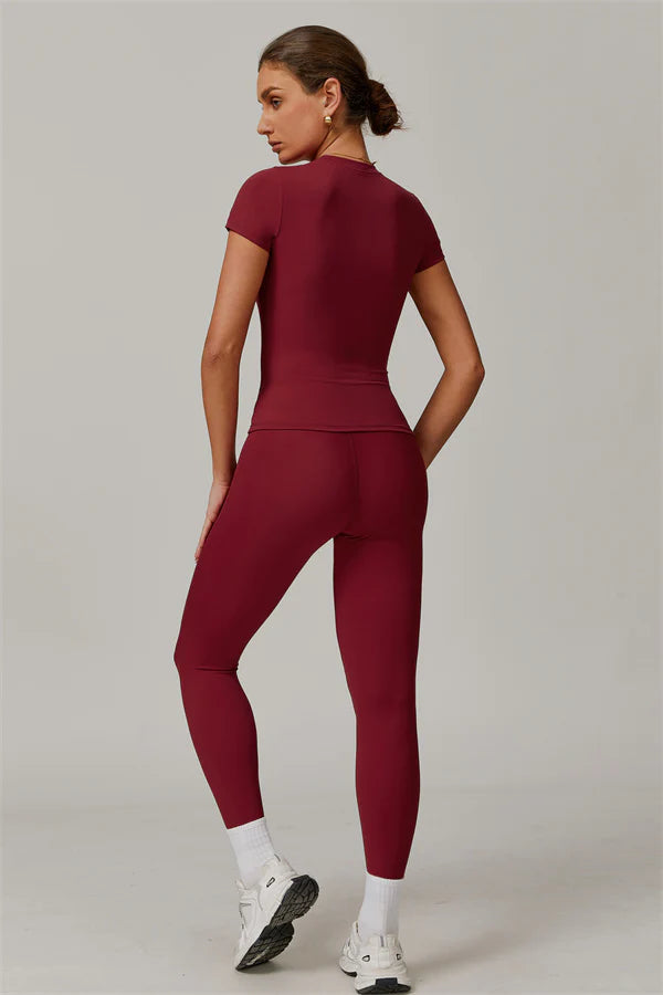 COLLÍN Basic Tee Rouge Noir