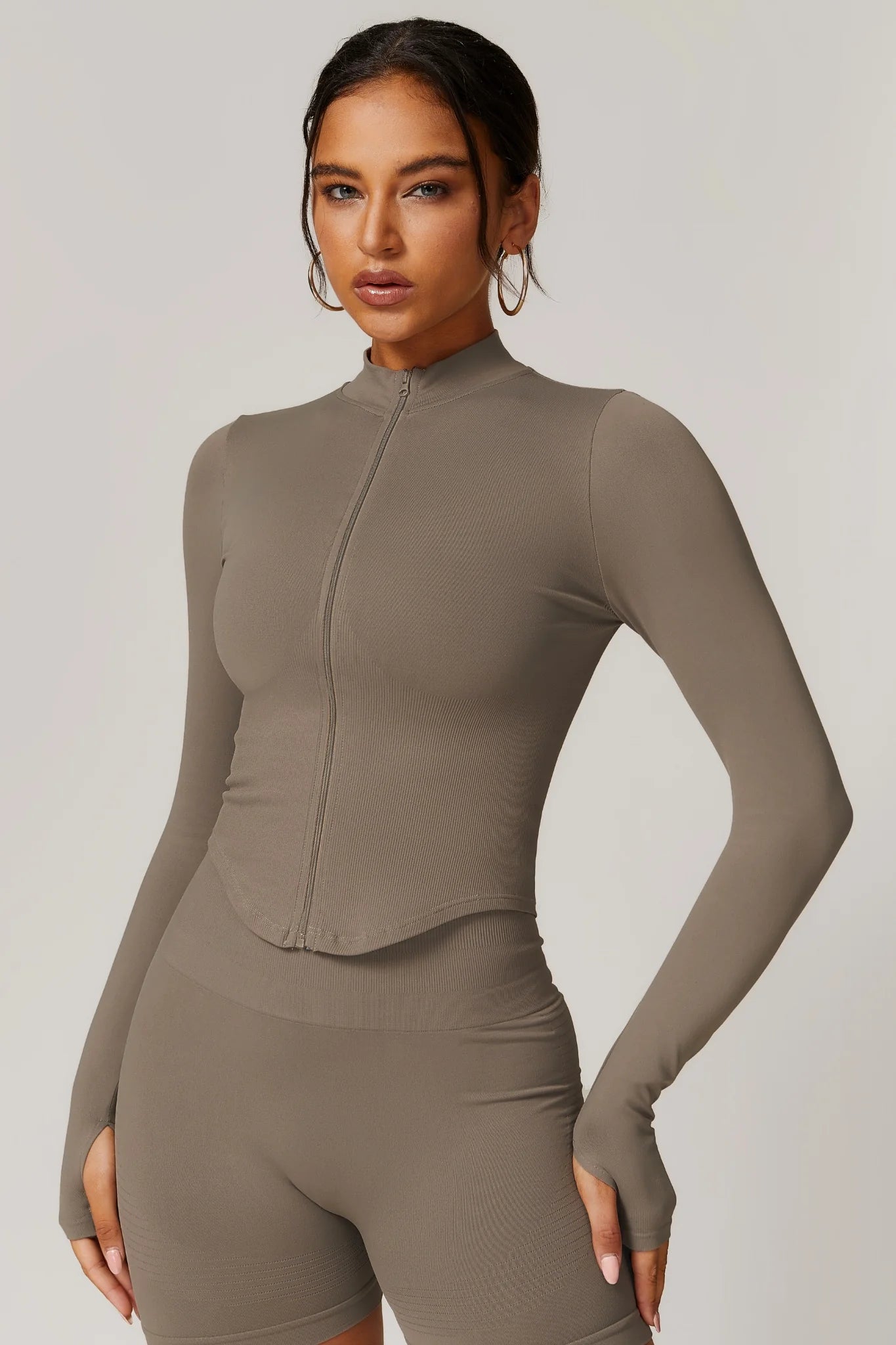 VALENCE Sculpt Jacket Smoky Cocao