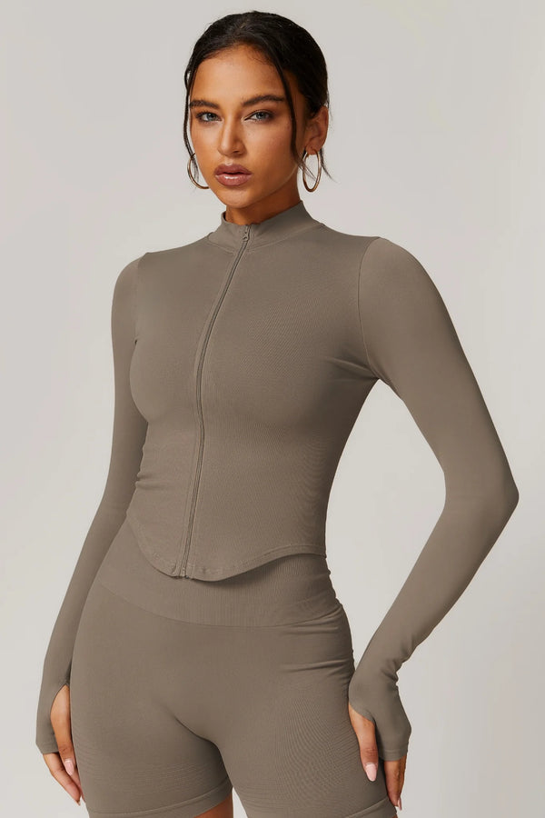 VALENCE Sculpt Jacket Smoky Cocao