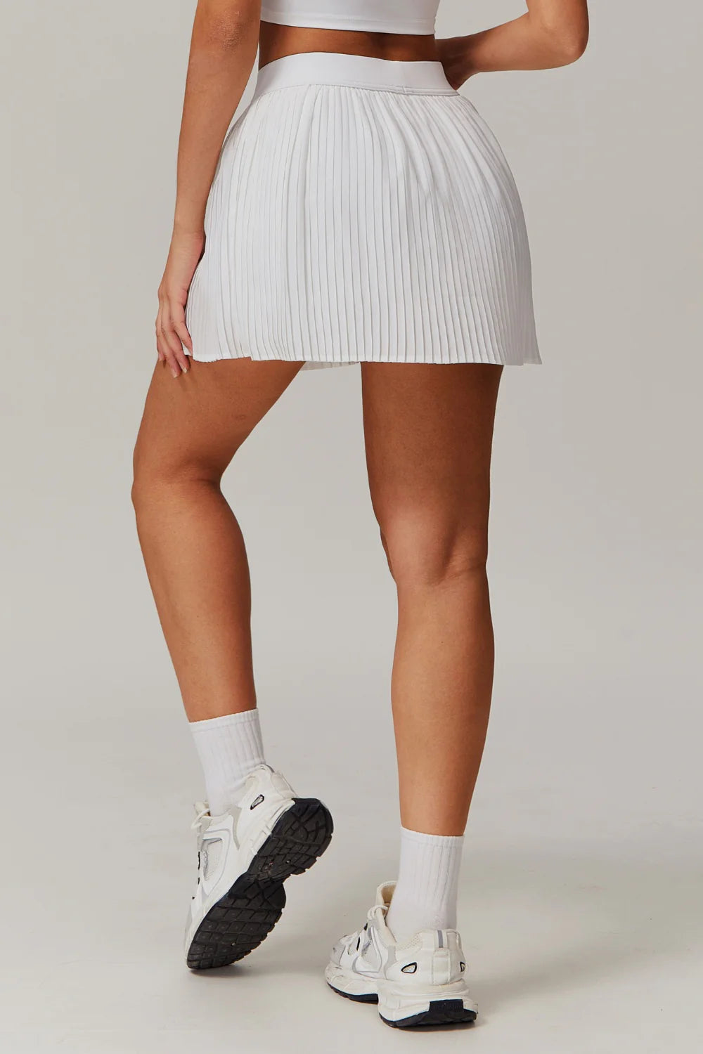 CHELSEA Pleated Blanco