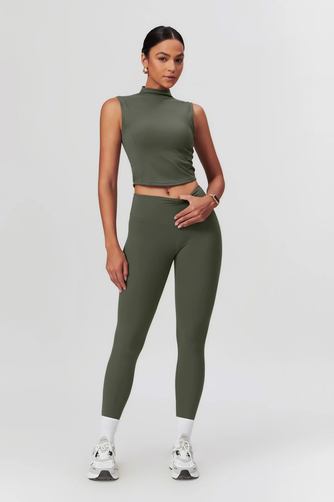 COLLÍN Leggings Olive Khaki