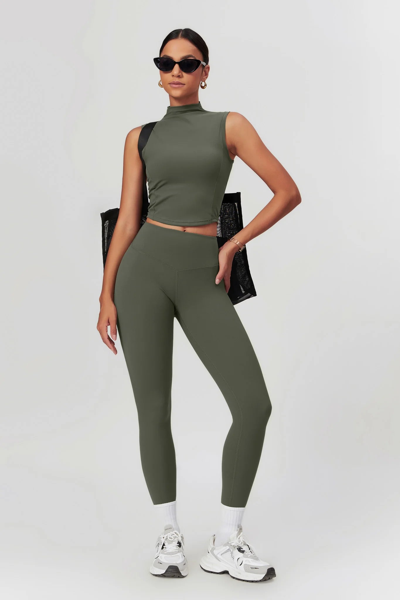 COLLÍN Leggings Olive Khaki