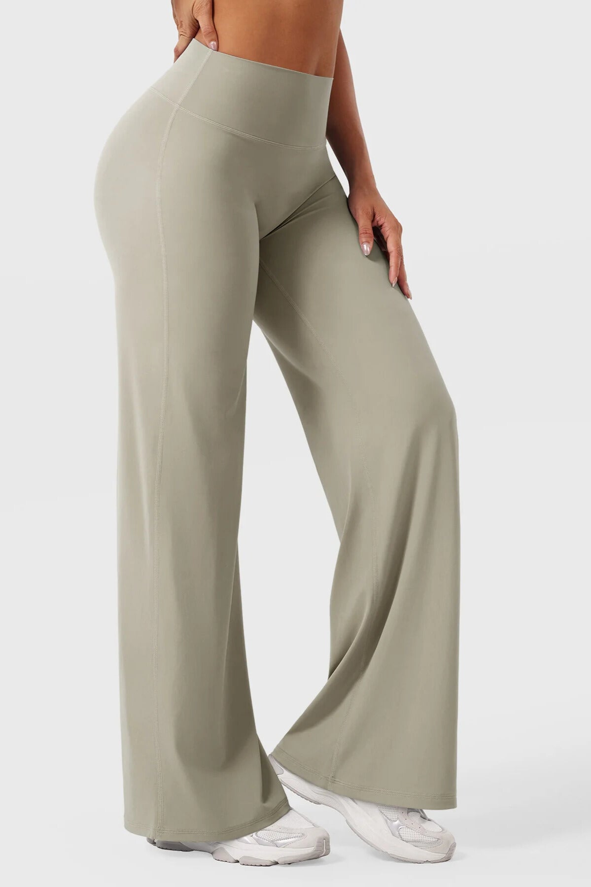 ÉDDA Flare Regular Length Leggings Linen Dune