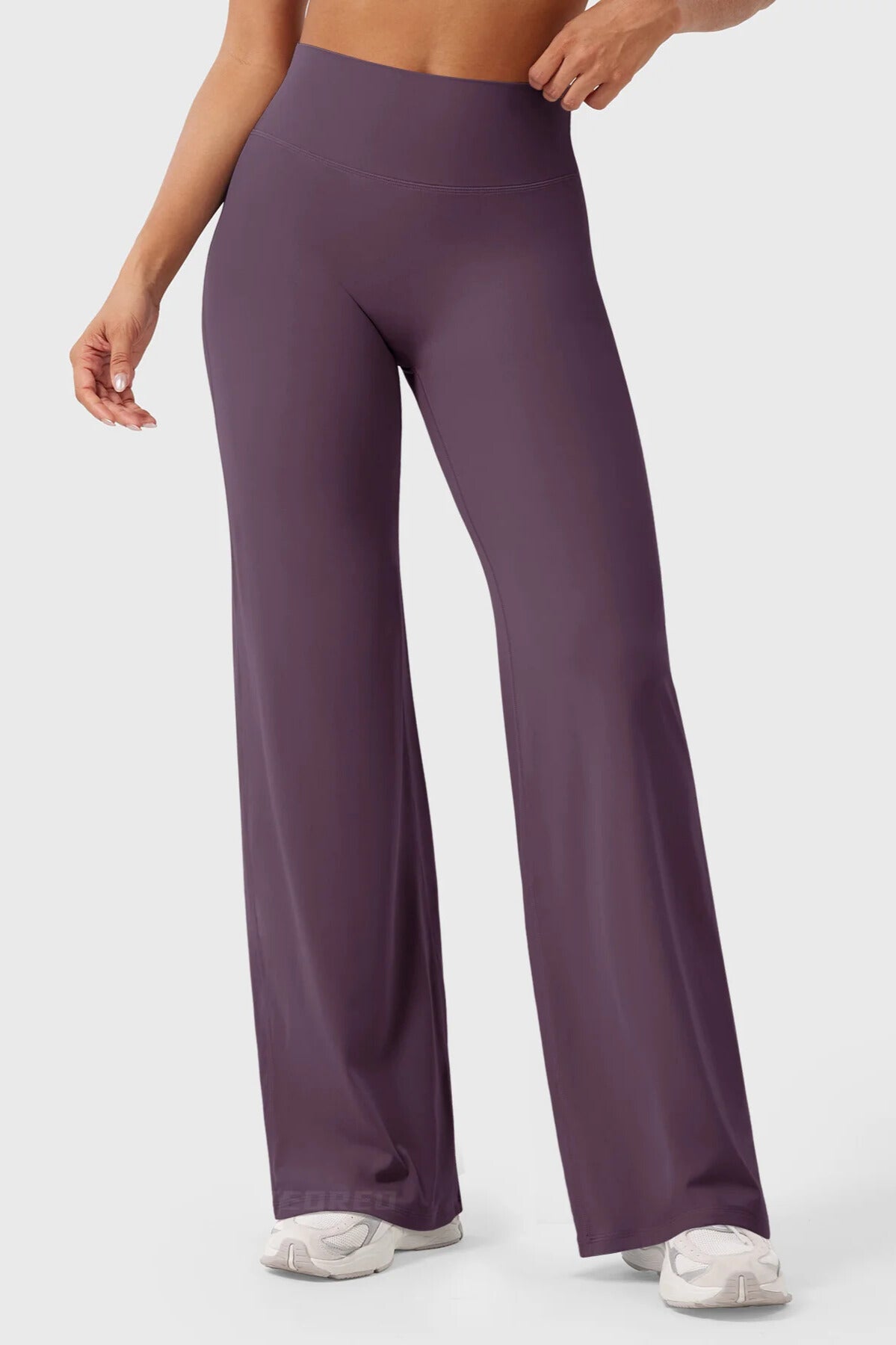 ÉDDA Flare Regular Length Leggings Plum
