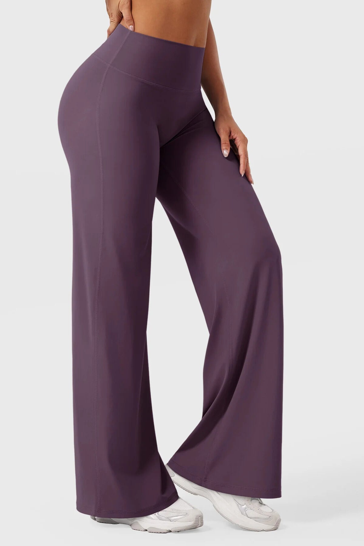 ÉDDA Flare Regular Length Leggings Plum