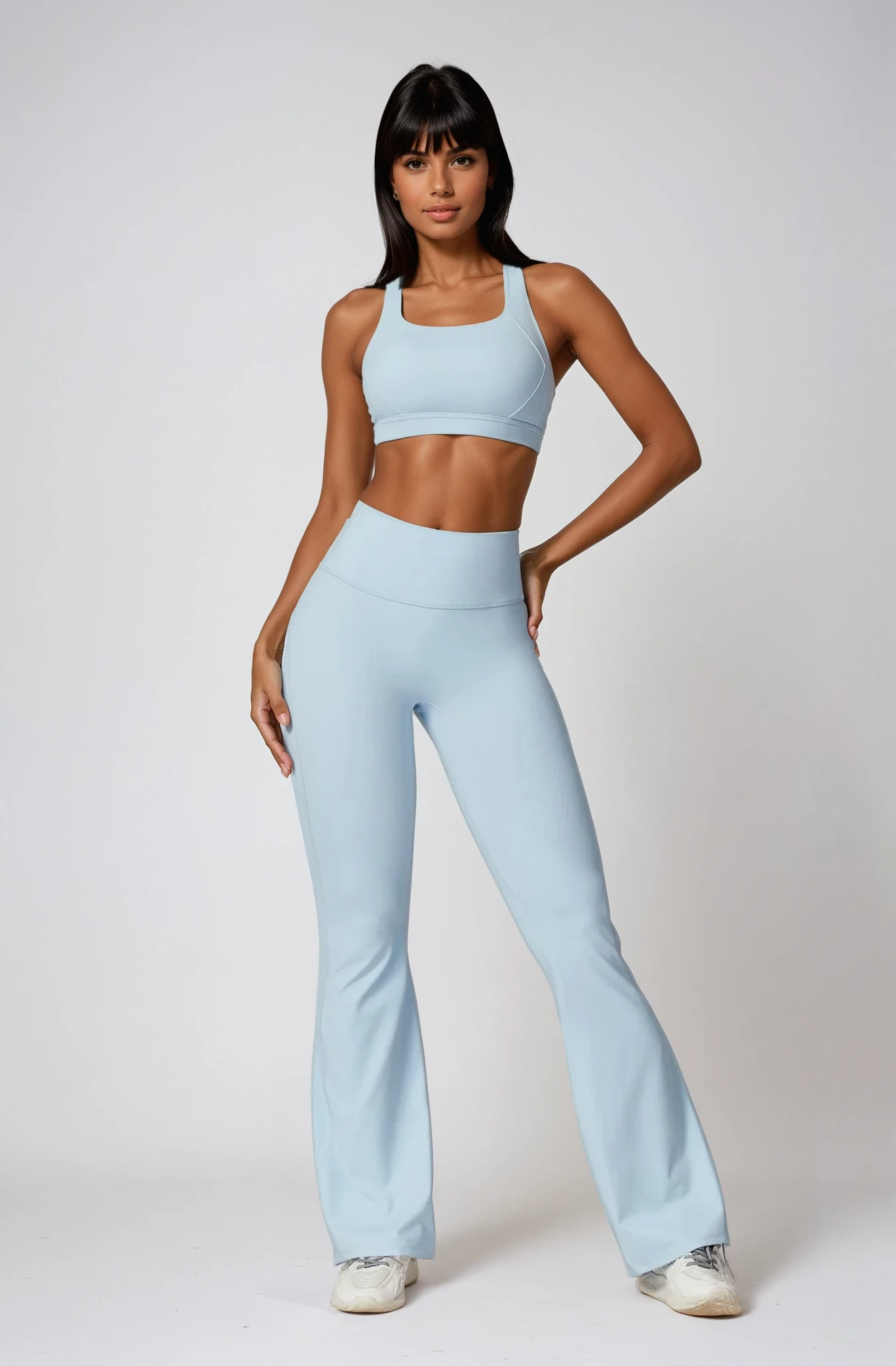 ALINÉ Flare Leggings Bleu Ciel