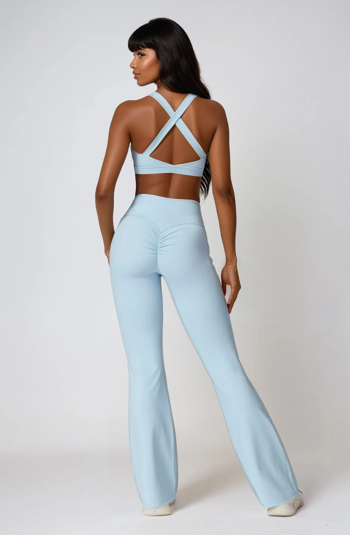 ALINÉ Flare Leggings Bleu Ciel