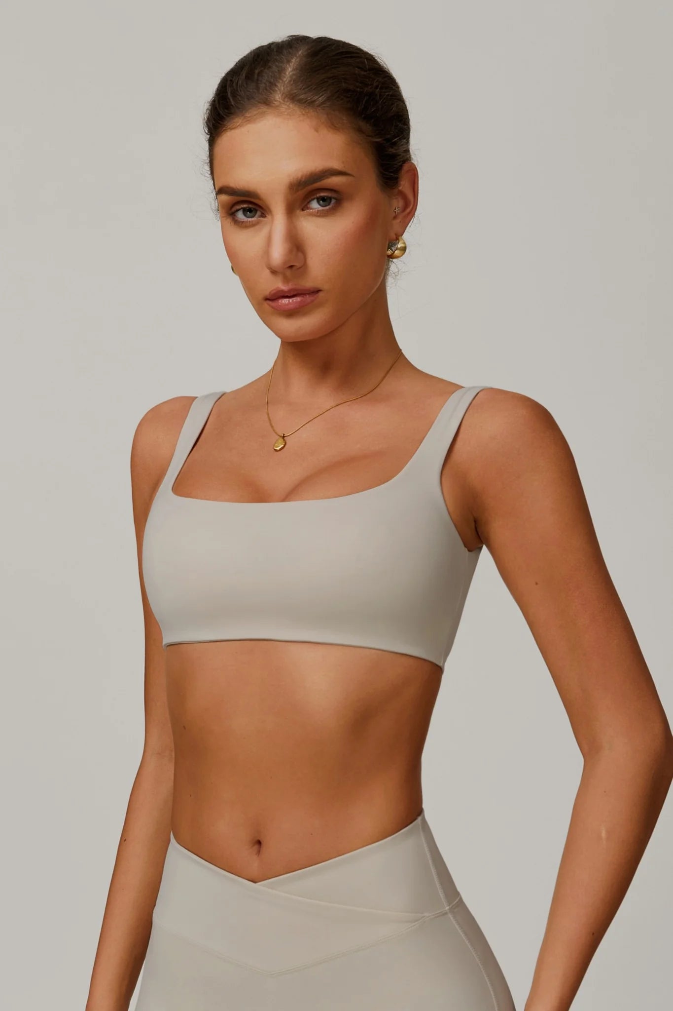 CÉLENE Sports Bra Linen Dune