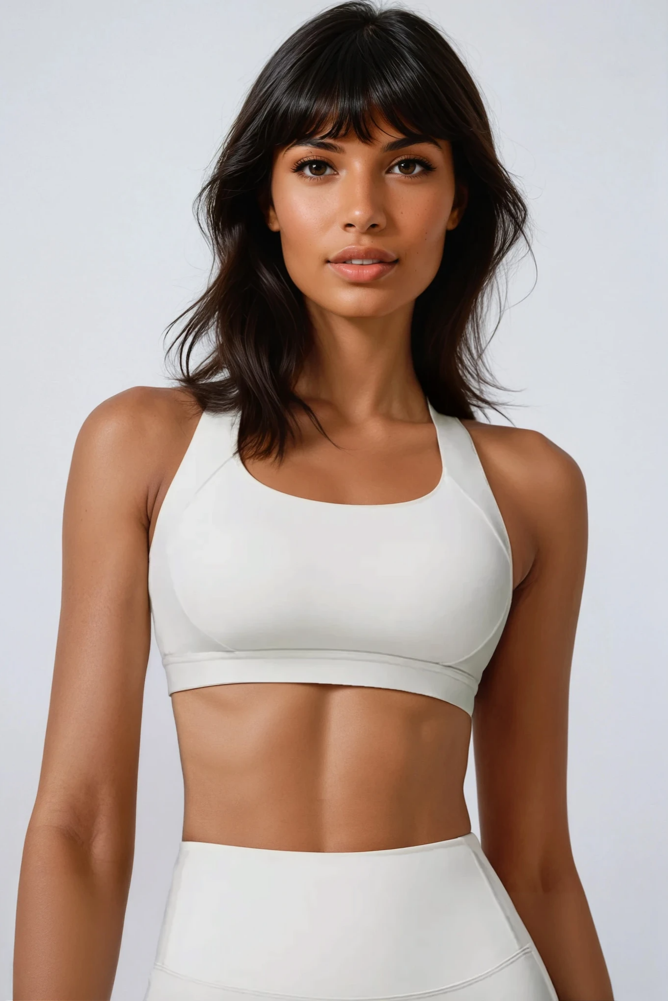 RUBIA X Back Sports Bra Blanco