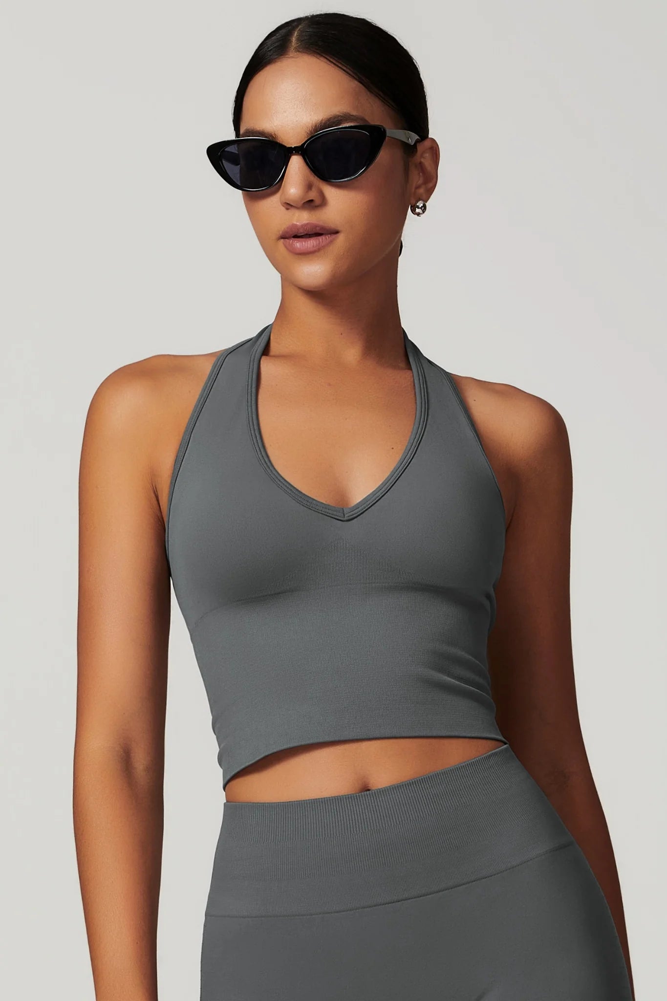 VALENCE Halter Top Éclipse Gray