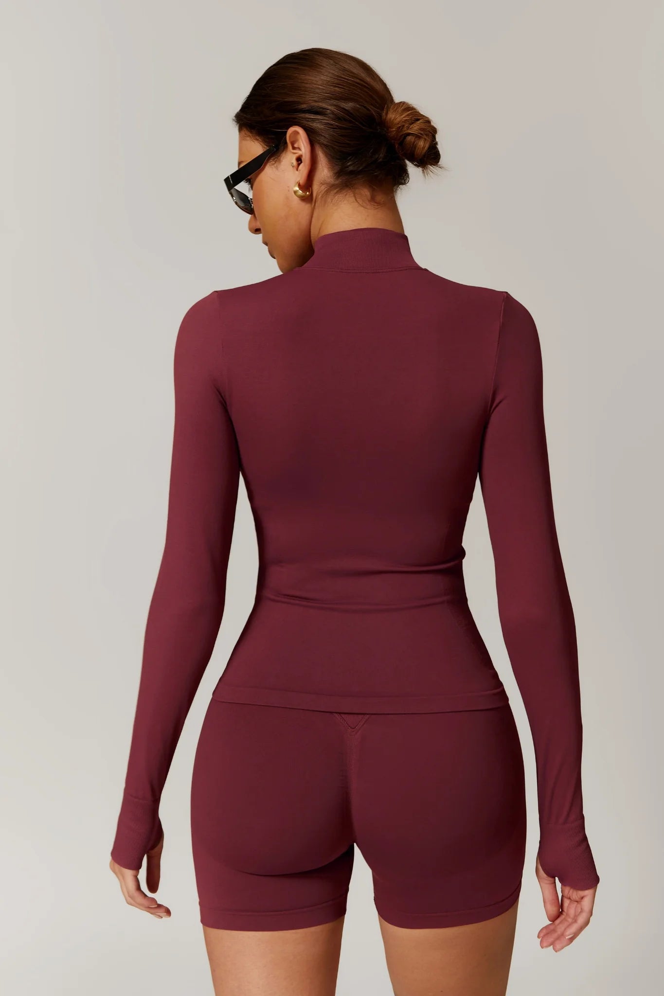 AURORA Sculpt Jacket Rouge Noir