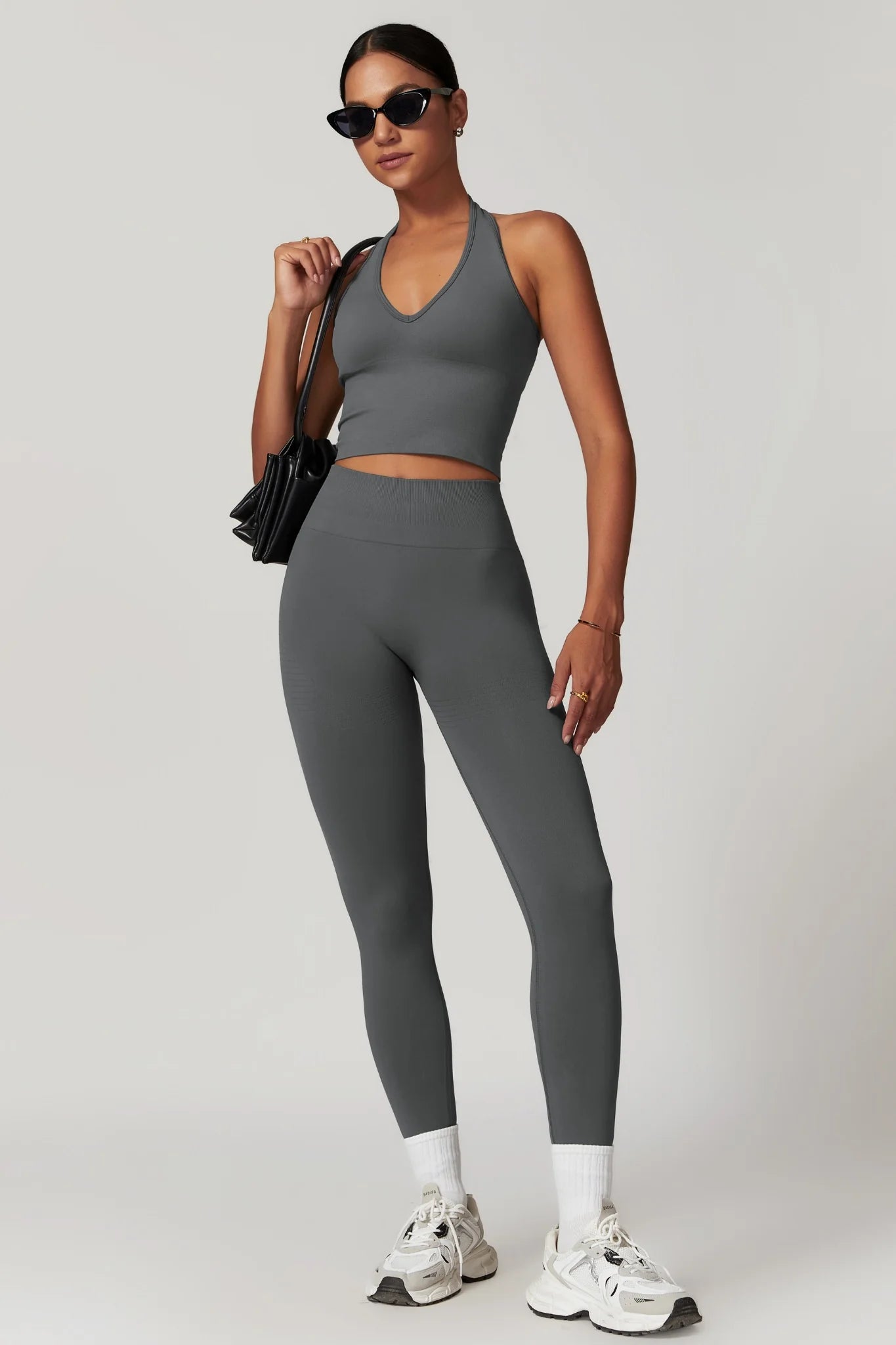 VALENCE Halter Top Éclipse Gray