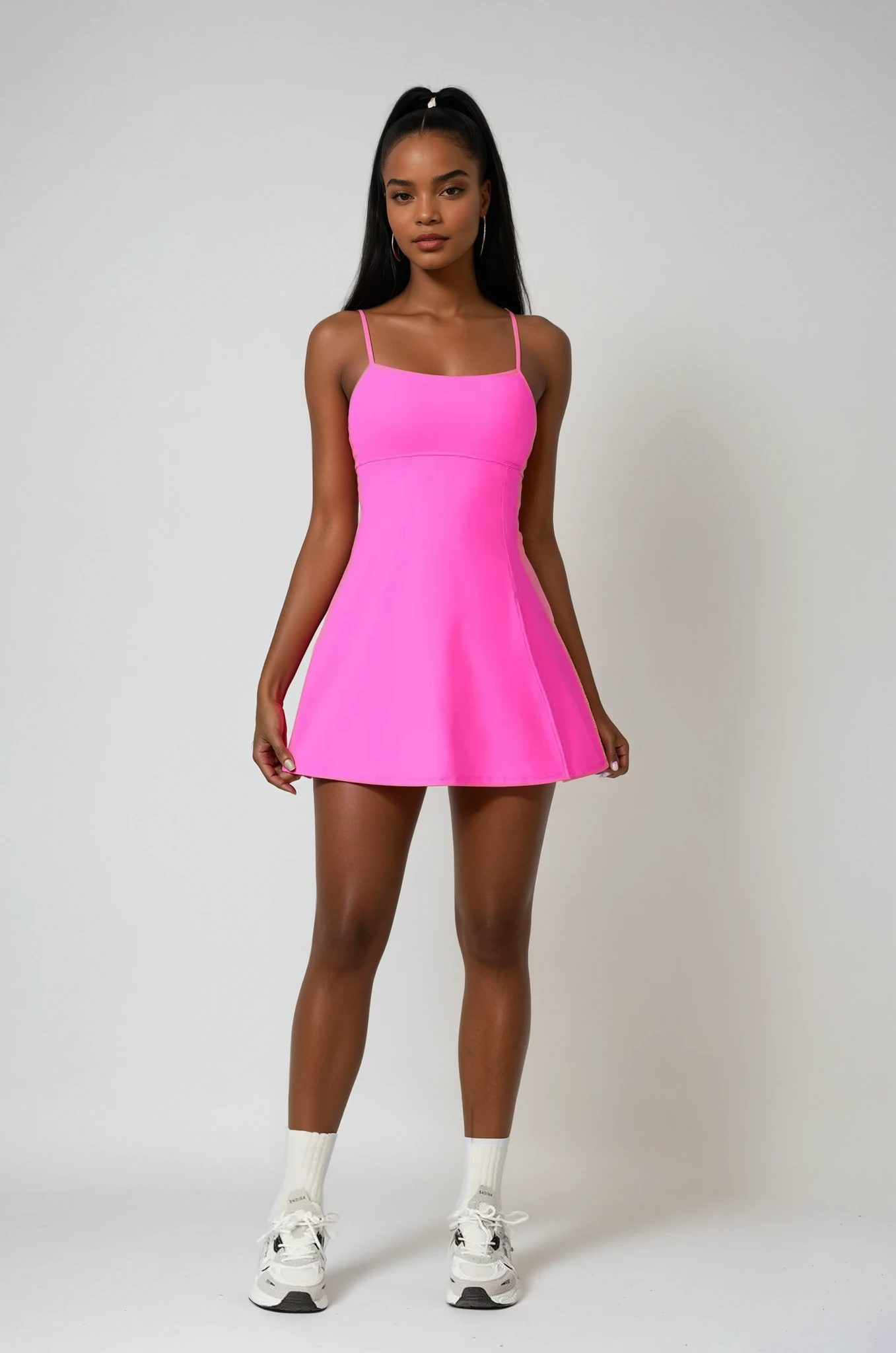 CLÉANE Mini Dress Cobalt Pink