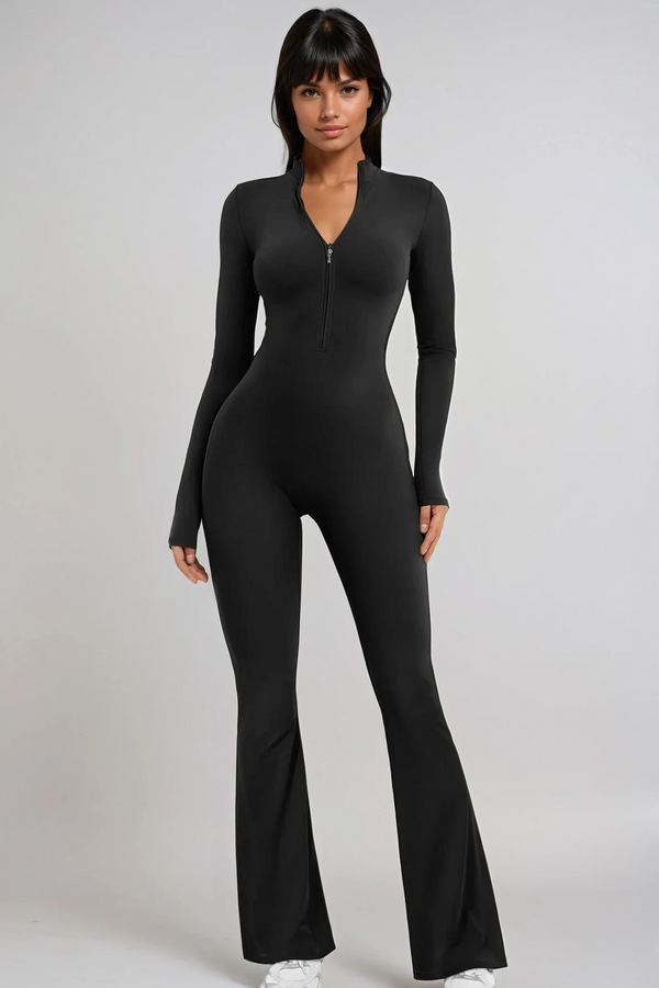 NOÉMIA FLARE Jumpsuit Onyx