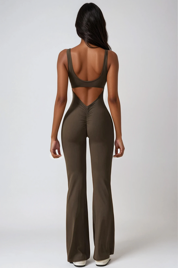 MAËVA FLAIR Jumpsuit Mocca