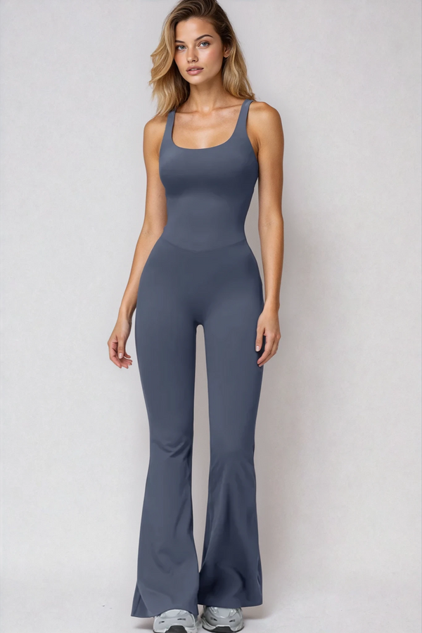 ALBA Flared Jumpsuit Bleu Mist