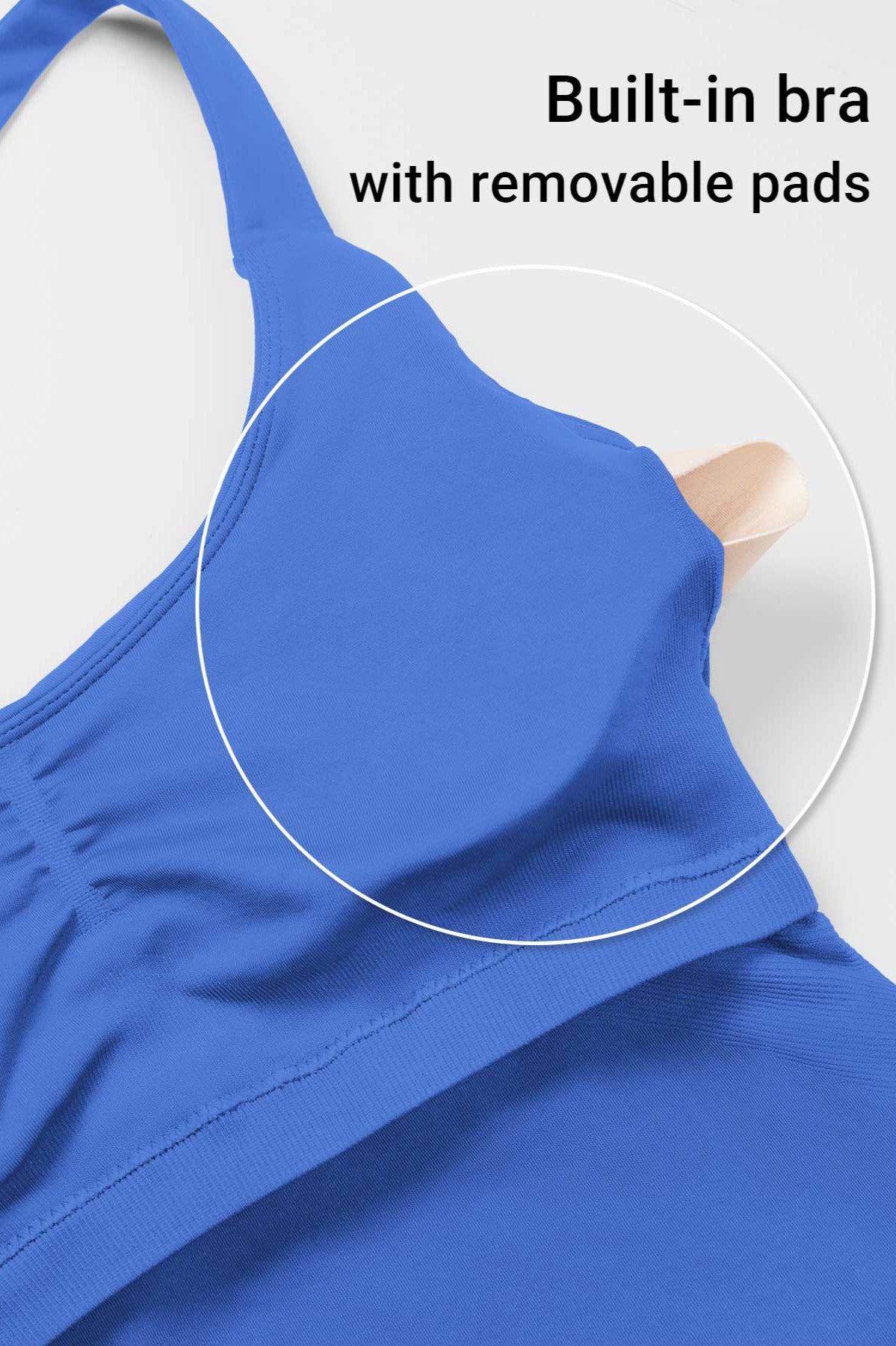Nadia Halter Top Cobalt Bleu