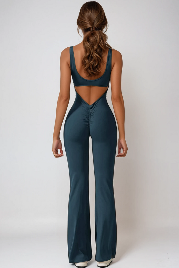 MAËVA FLAIR Jumpsuit Emerald Bleu