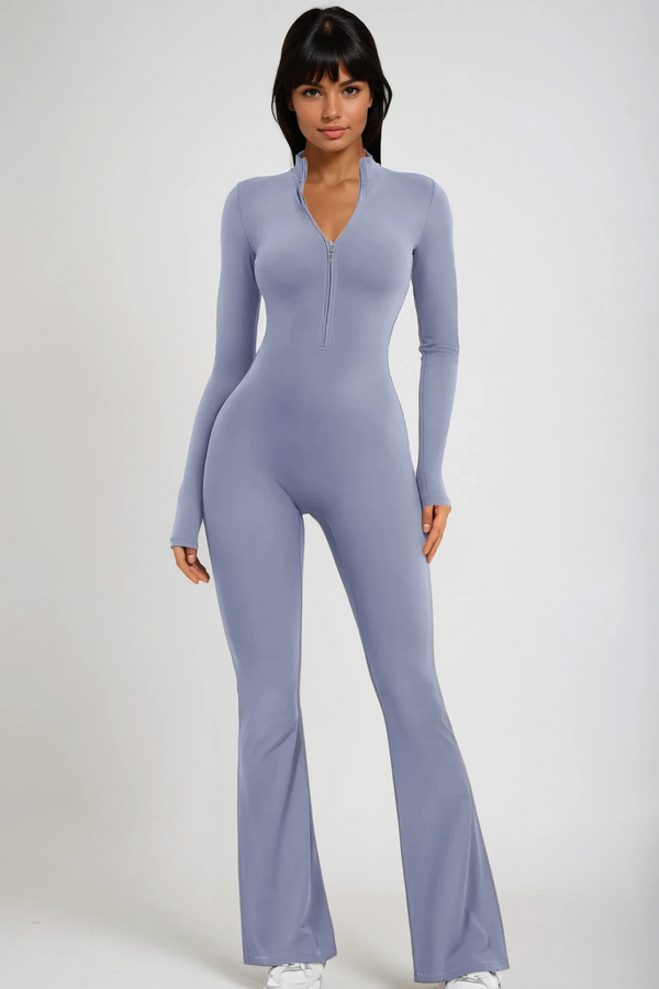 NOÉMIA FLARE Jumpsuit Bleu Ciel