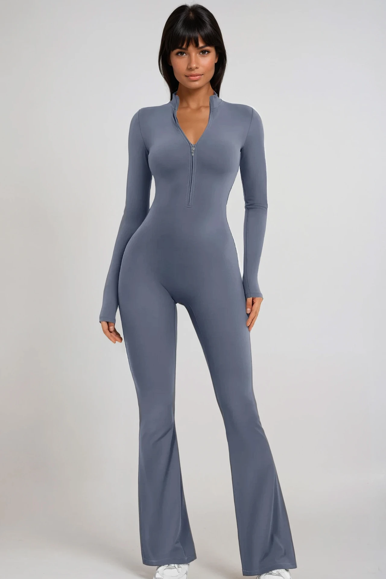 NOÉMIA FLARE Jumpsuit Bleu Mist