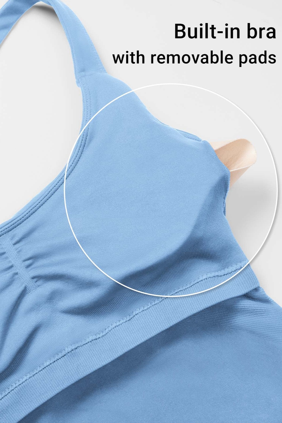 Nadia Halter Top Bleu Ciel