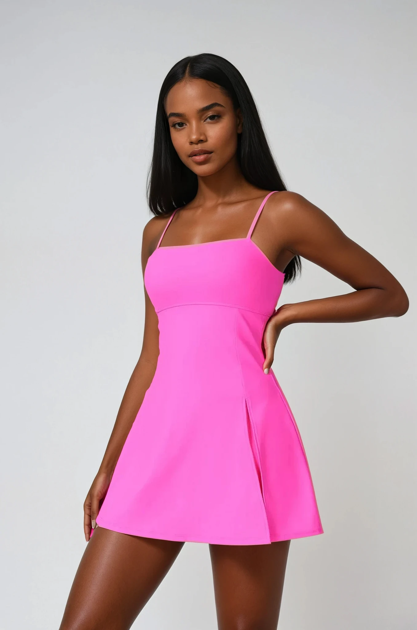 CLÉANE Mini Dress Cobalt Pink
