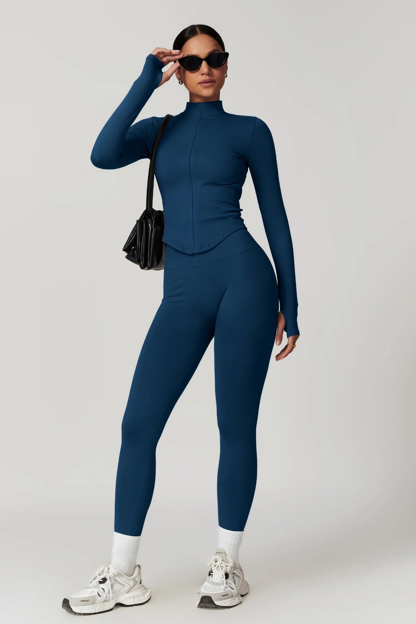 VALENCE Sculpt Jacket Bleu Irisé