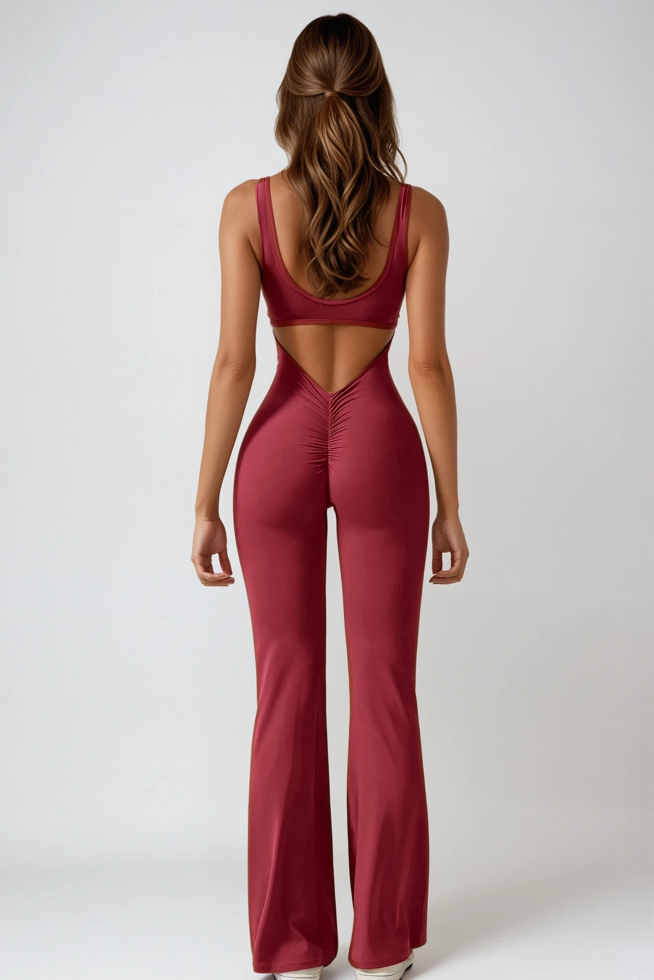 MAËVA FLAIR Jumpsuit Rouge Noir