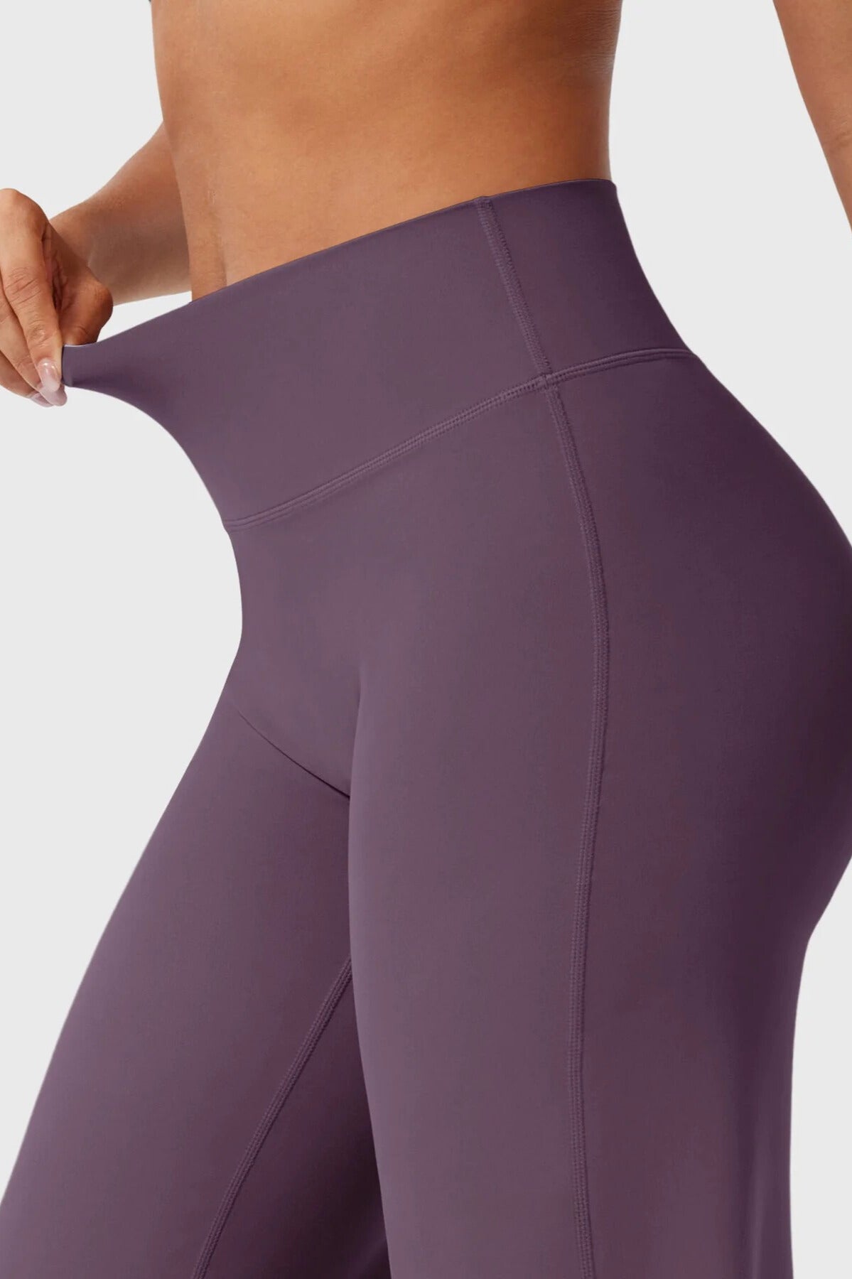 ÉDDA Flare Regular Length Leggings Plum
