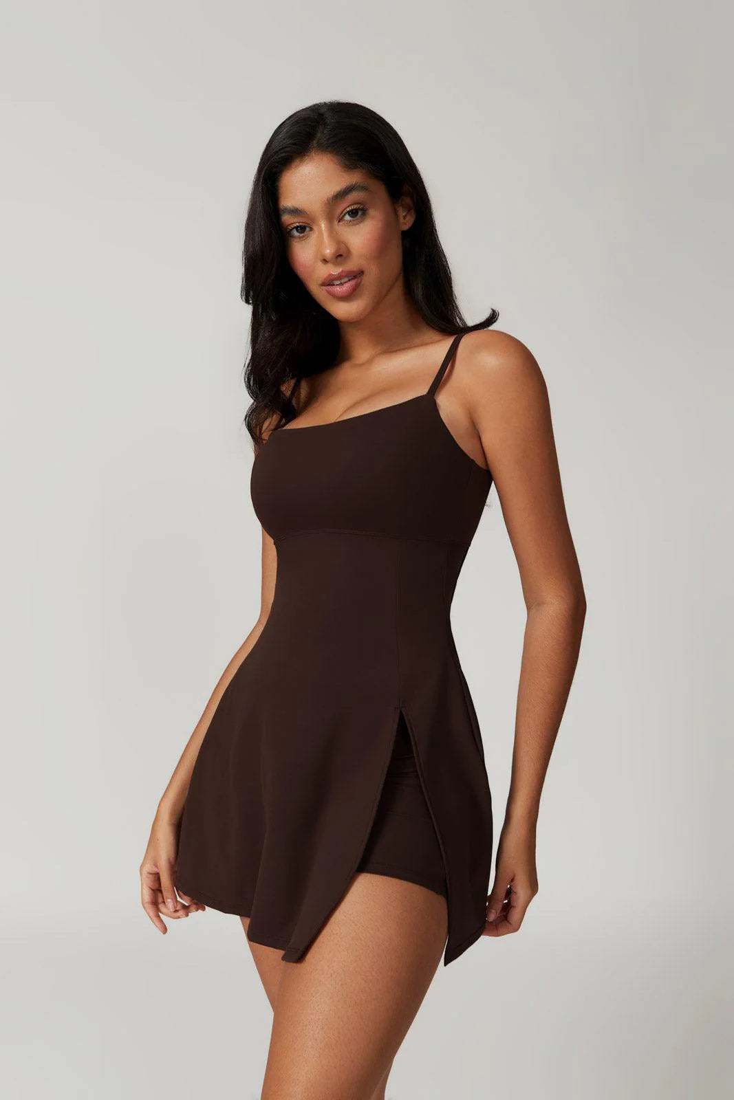 CLÉANE Mini Dress Mocca