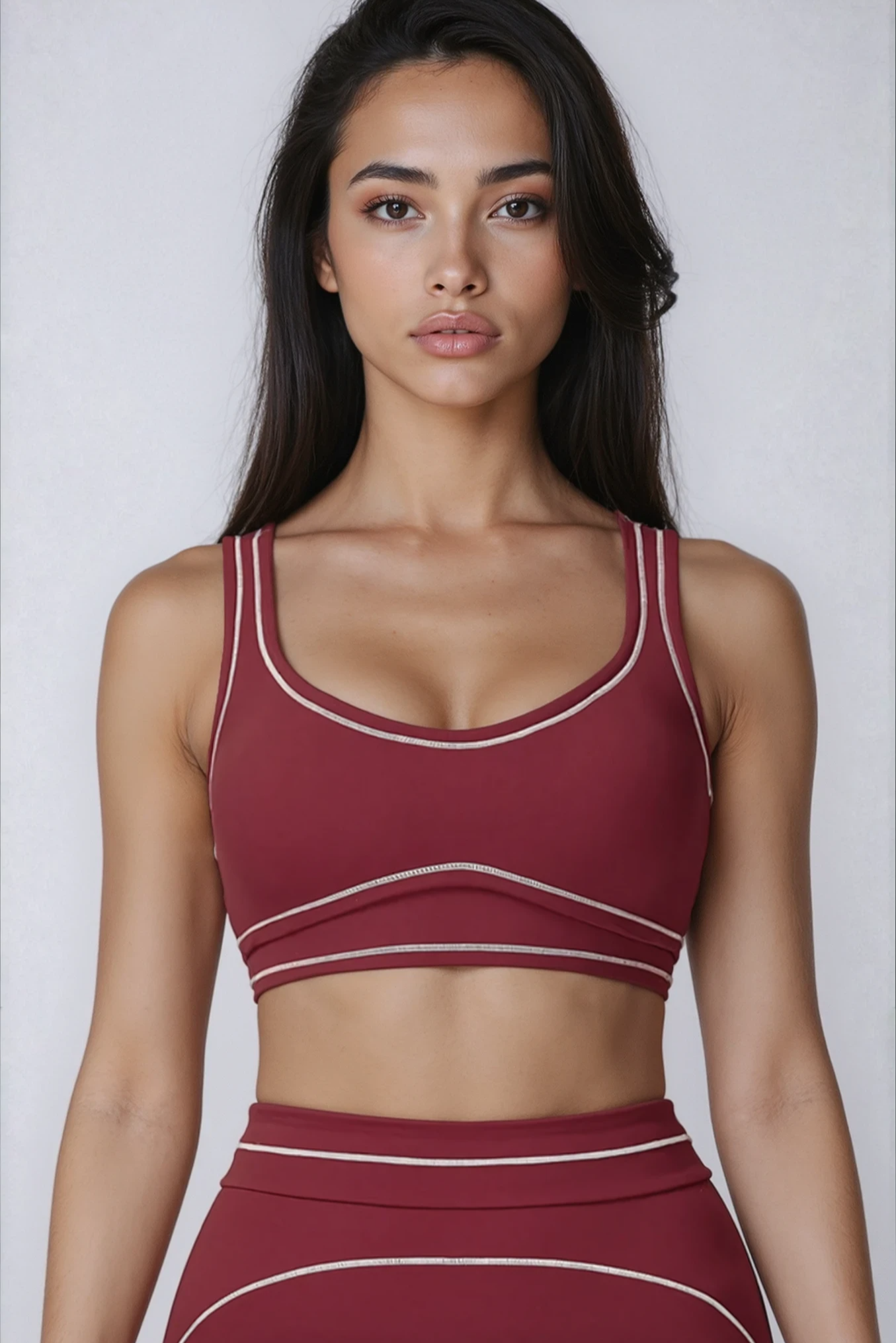  AMARA Sports Bra Rouge Noir